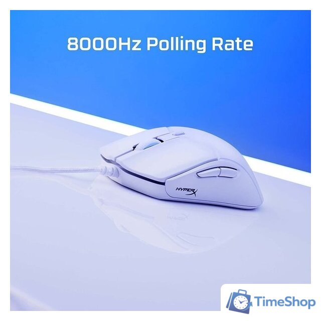 Игровая мышь HyperX Pulsefire Haste 2 (белый) - Изображение №5 — Интернет-магазин Time-Shop