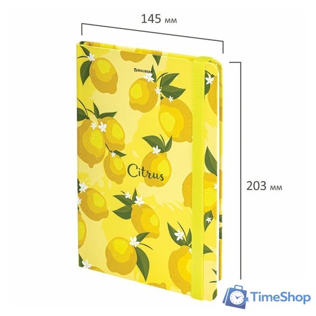 Ежедневник BRAUBERG Lemons 113727 - Изображение №2 — Интернет-магазин Time-Shop