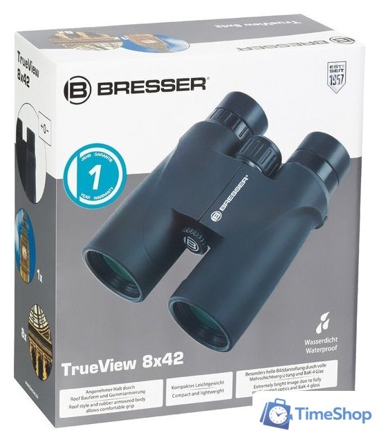 Бинокль Bresser TrueView 8x42 WP 82059 - Изображение №10 — Интернет-магазин Time-Shop