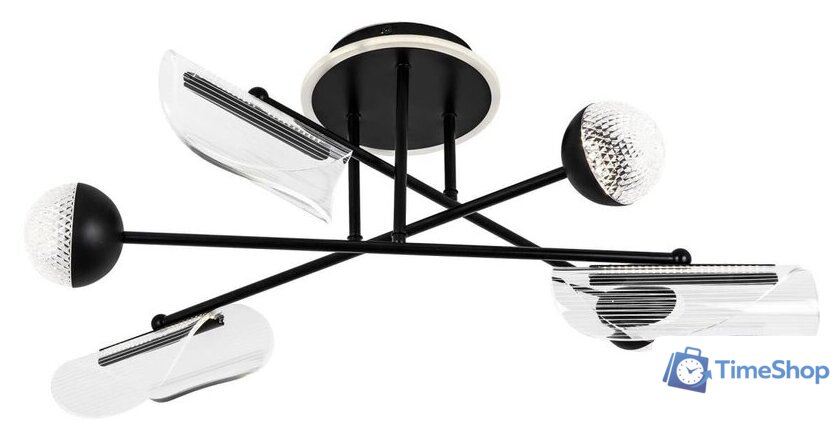 Люстра средней высоты LED4U L3200-6 BK - Изображение №1 — Интернет-магазин Time-Shop