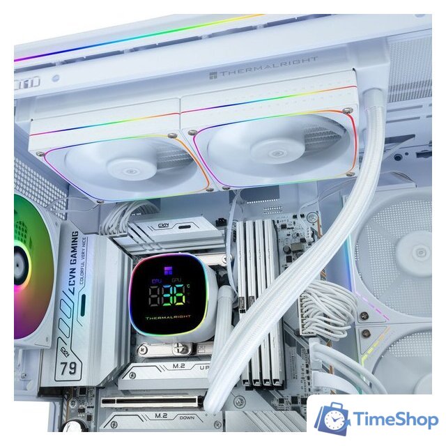 Система жидкостного охлаждения для процессора Thermalright Frozen Horizon 240 Digital ARGB (белый) - Изображение №9 — Интернет-магазин Time-Shop
