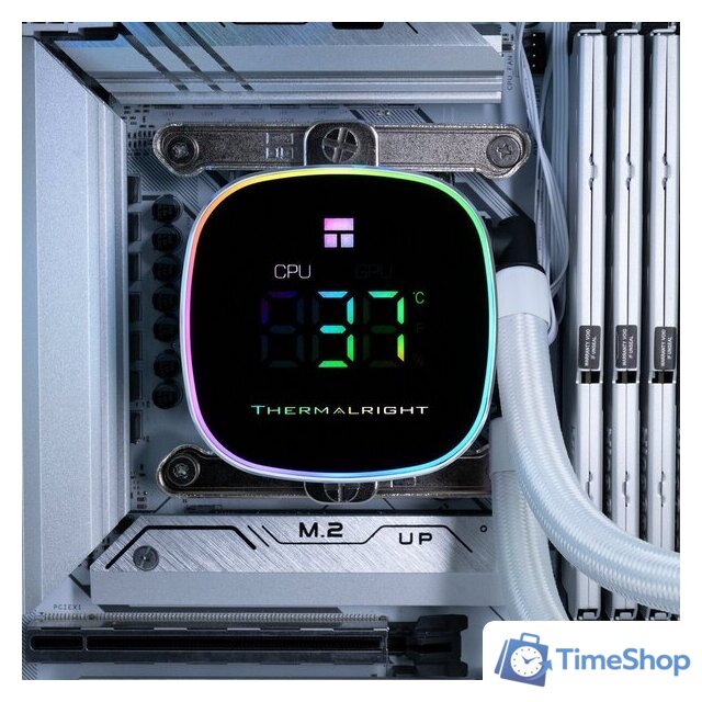 Система жидкостного охлаждения для процессора Thermalright Frozen Horizon 240 Digital ARGB (белый) - Изображение №7 — Интернет-магазин Time-Shop