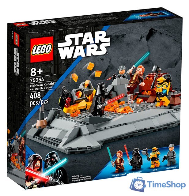Конструктор LEGO Star Wars 75334 Оби-Ван Кеноби против Дарта Вейдера - Изображение №1 — Интернет-магазин Time-Shop