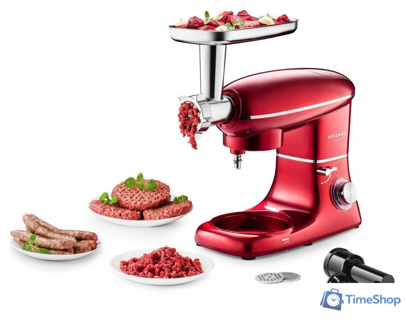Кухонная машина Mozano Kitchen Assistent ROB-02 (красный) - Изображение №3 — Интернет-магазин Time-Shop