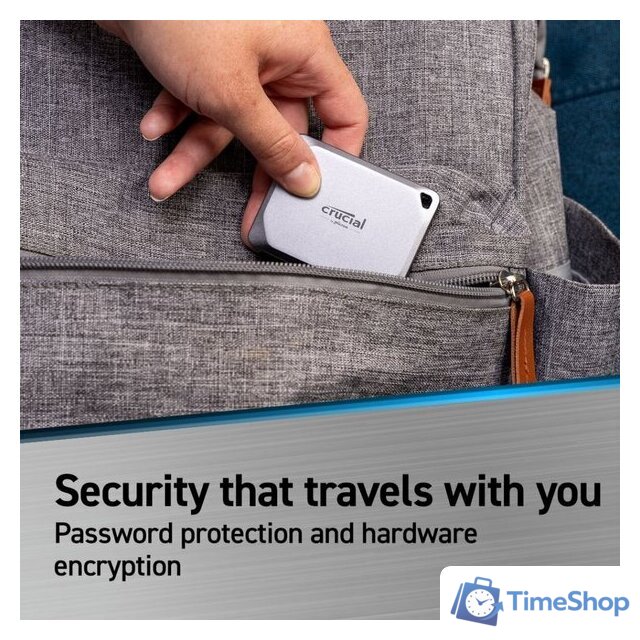 Внешний накопитель Crucial X9 Pro 1TB CT1000X9PROSSD9 - Изображение №5 — Интернет-магазин Time-Shop