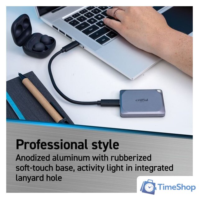 Внешний накопитель Crucial X9 Pro 1TB CT1000X9PROSSD9 - Изображение №6 — Интернет-магазин Time-Shop