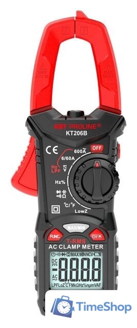 Токовые клещи КВТ KT206B - Изображение №1 — Интернет-магазин Time-Shop
