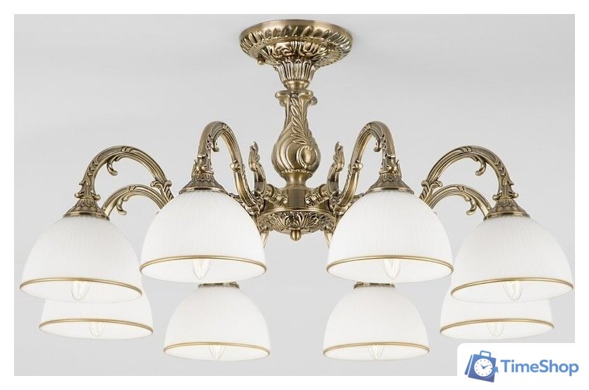 Подвесная люстра Евросвет 60106/8 (Античная бронза) - Изображение №1 — Интернет-магазин Time-Shop