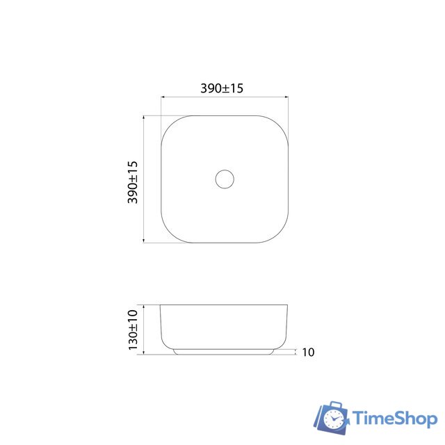 Умывальник IDDIS Bridge BRIWS04i27 - Изображение №5 — Интернет-магазин Time-Shop