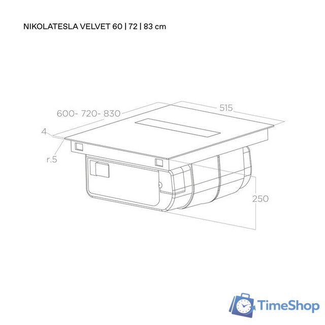 Варочная панель Elica Nikolatesla Velvet BL/A/60 PRF0196869 - Изображение №2 — Интернет-магазин Time-Shop