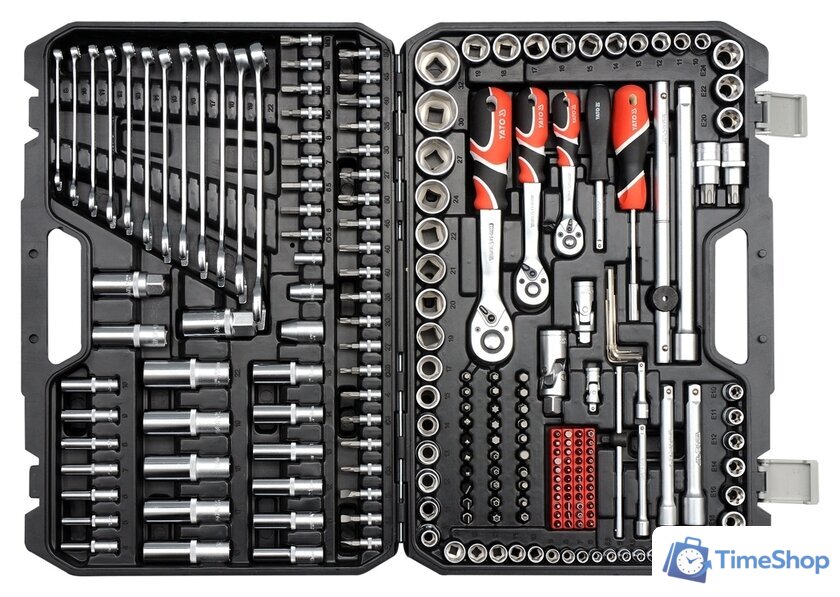 Универсальный набор инструментов Yato YT-38841 (216 предметов) - Изображение №2 — Интернет-магазин Time-Shop