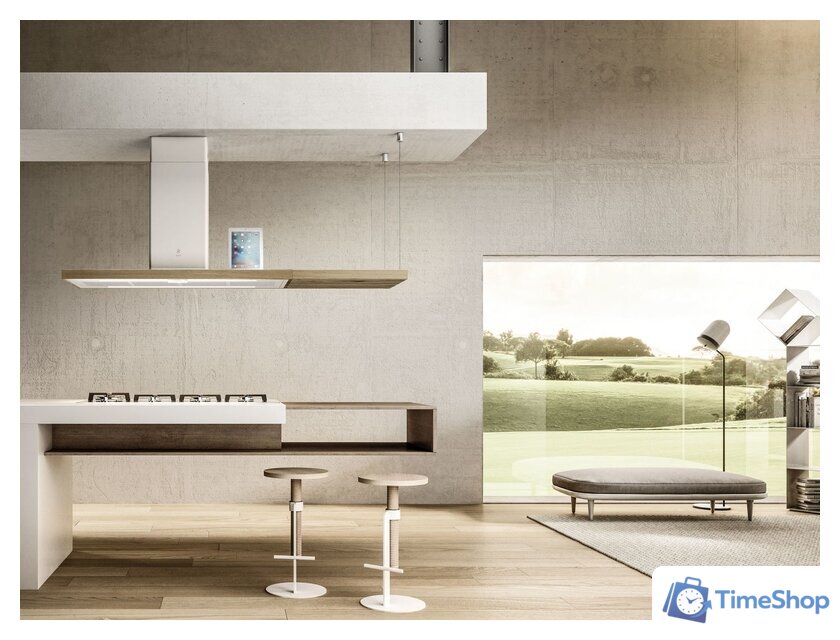Кухонная вытяжка Elica Bio Island WH/A/120X53 Rovere - Изображение №4 — Интернет-магазин Time-Shop