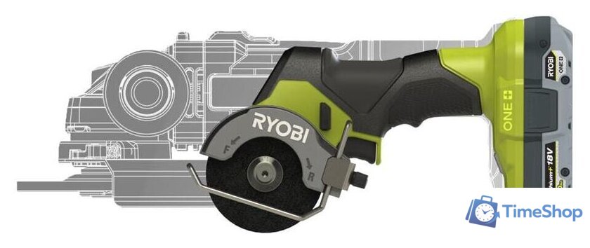 Дисковая (циркулярная) пила Ryobi RCT18C-0 5133004953 (без АКБ) - Изображение №2 — Интернет-магазин Time-Shop