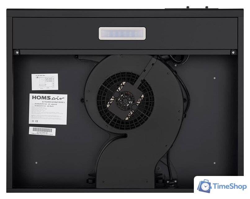 Кухонная вытяжка HOMSair Horizontal 60 (черный) - Изображение №5 — Интернет-магазин Time-Shop
