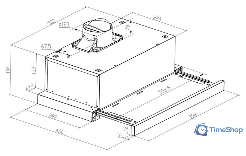 Кухонная вытяжка Meferi SLIDEBOX60BK Power - Изображение №20 — Интернет-магазин Time-Shop