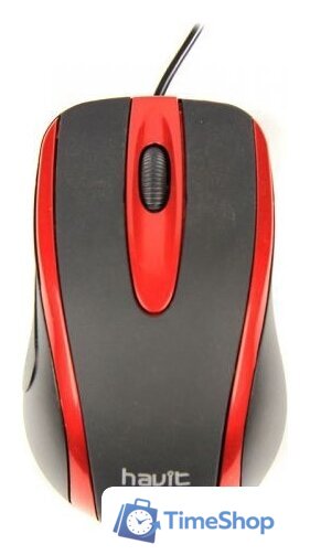 Мышь Havit HV-MS753 (черный/красный) - Изображение №1 — Интернет-магазин Time-Shop