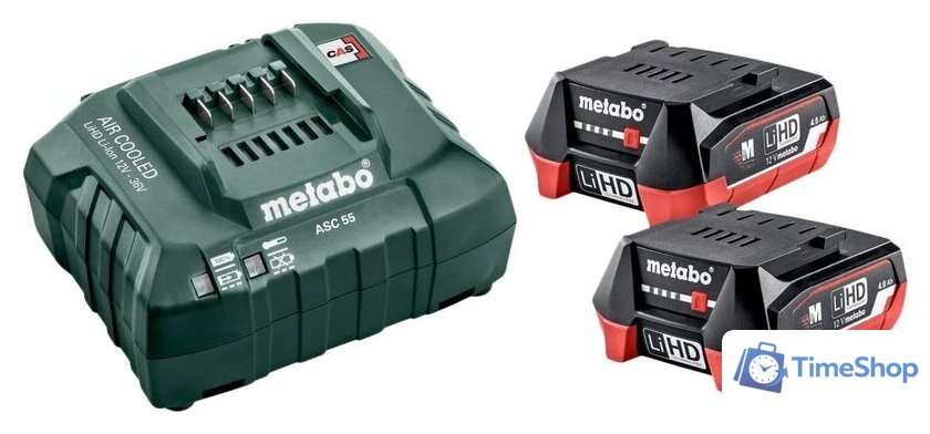 Аккумулятор с зарядным устройством Metabo 685301000 (12В/4 Ah + 12-36В) - Изображение №1 — Интернет-магазин Time-Shop