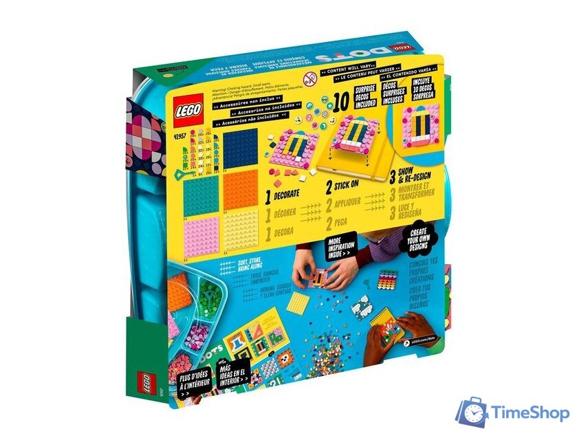 Конструктор LEGO DOTS 41957 Большой набор пластин-наклеек с тайлами - Изображение №7 — Интернет-магазин Time-Shop
