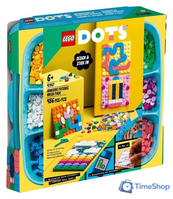 Конструктор LEGO DOTS 41957 Большой набор пластин-наклеек с тайлами - Изображение №1 — Интернет-магазин Time-Shop