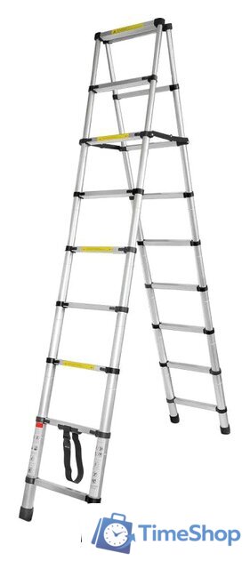 Лестница-стремянка ForceKraft BL-TA260 (2x8 ступеней) - Изображение №1 — Интернет-магазин Time-Shop