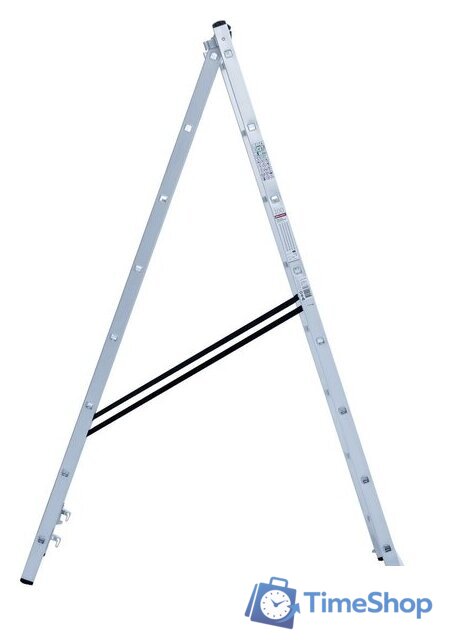 Лестница-стремянка Новая высота NV 122 алюминиевая двухсекционная 2x8 ступеней - Изображение №5 — Интернет-магазин Time-Shop