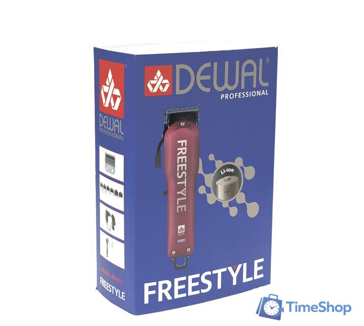 Машинка для стрижки волос Dewal Freestyle 03-077 Red - Изображение №7 — Интернет-магазин Time-Shop