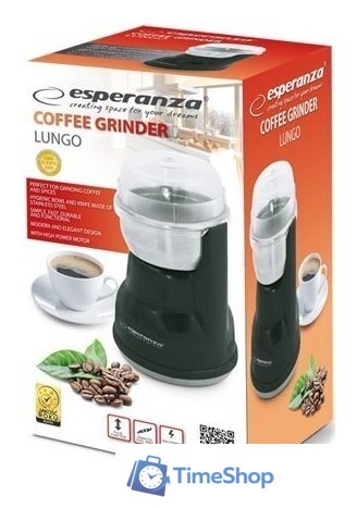 Электрическая кофемолка Esperanza Lugo EKC002K - Изображение №2 — Интернет-магазин Time-Shop