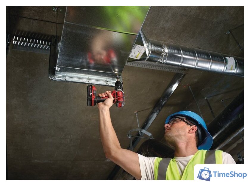 Ударная дрель-шуруповерт Milwaukee M18 BPD-202C 4933443515 (с 2-мя АКБ, кейс) - Изображение №7 — Интернет-магазин Time-Shop