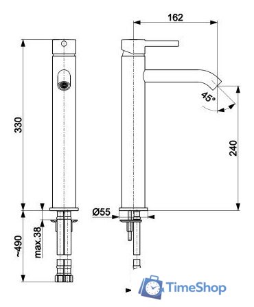 Смеситель Armatura Moza 5032-612-31 - Изображение №2 — Интернет-магазин Time-Shop