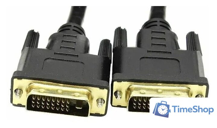 Кабель Ningbo DVI-D - DVI-D (1.8 м, черный) - Изображение №2 — Интернет-магазин Time-Shop