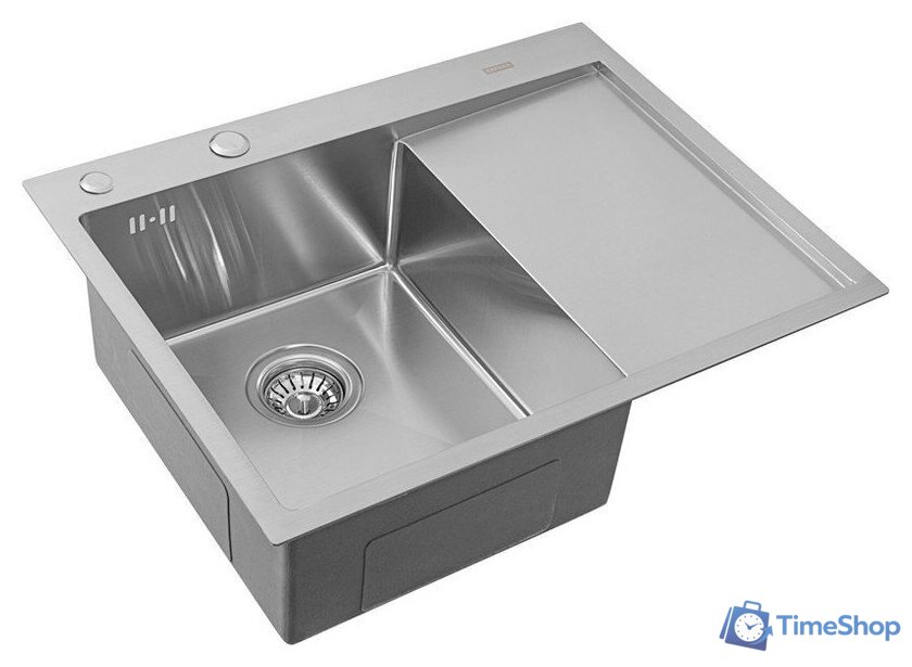 Кухонная мойка ARFEKA ECO AR 650*500 L SATIN - Изображение №1 — Интернет-магазин Time-Shop