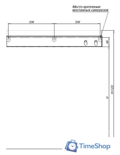 Aquanet Полка Магнум 302233 - Изображение №5 — Интернет-магазин Time-Shop