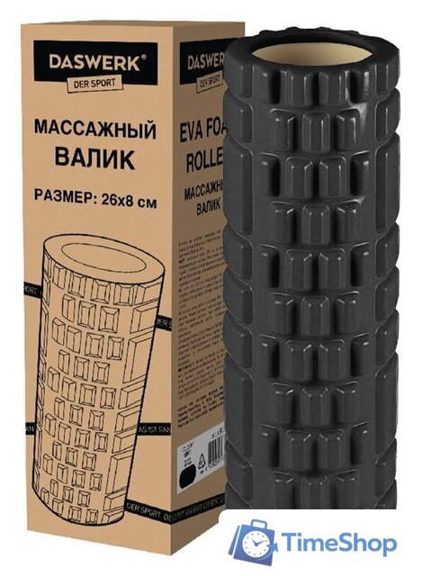 Массажный ролик-валик Daswerk 680021 (черный) - Изображение №3 — Интернет-магазин Time-Shop