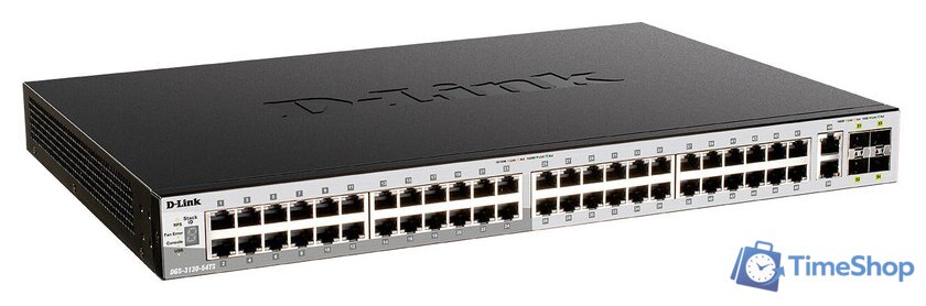Управляемый коммутатор 3-го уровня D-Link DGS-3130-54PS/B2A - Изображение №1 — Интернет-магазин Time-Shop