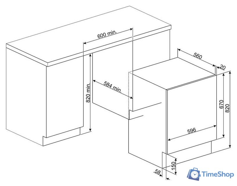Стиральная машина Smeg LBI147 - Изображение №2 — Интернет-магазин Time-Shop