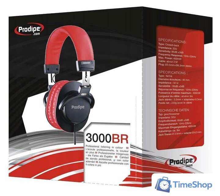 Наушники Prodipe 3000BR - Изображение №2 — Интернет-магазин Time-Shop