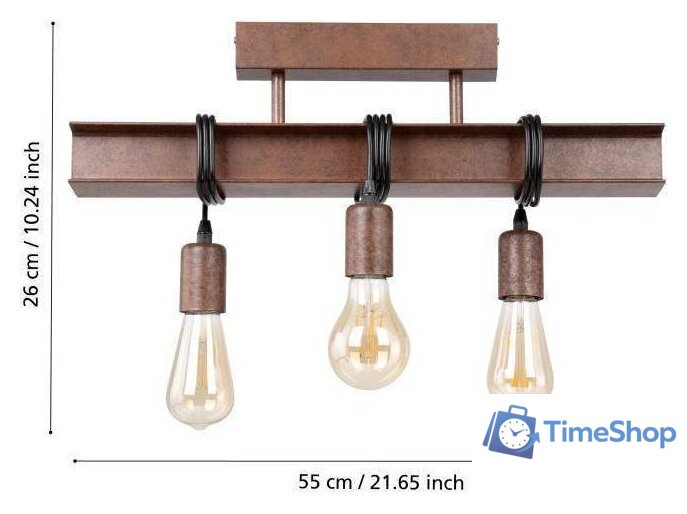 Люстра средней высоты Eglo Townshend 4 43522 - Изображение №5 — Интернет-магазин Time-Shop