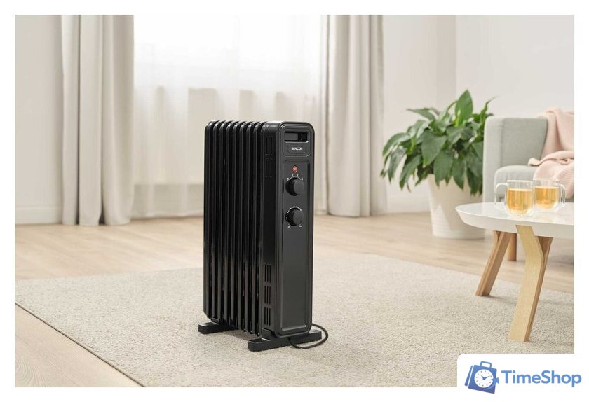 Масляный радиатор Sencor SOH 3509BK - Изображение №8 — Интернет-магазин Time-Shop