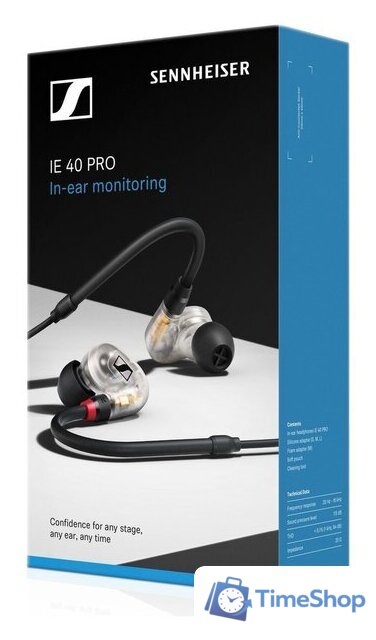 Наушники Sennheiser IE 40 Pro (прозрачный) - Изображение №7 — Интернет-магазин Time-Shop