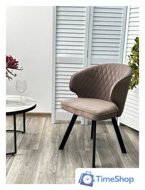 Стул с подлокотниками M-City Skat 670M05340 (B5 капучино/черный) - Изображение №2 — Интернет-магазин Time-Shop