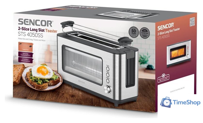 Тостер Sencor STS 4050SS - Изображение №14 — Интернет-магазин Time-Shop