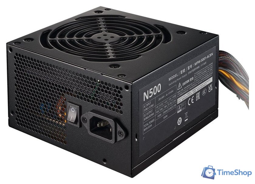 Блок питания Cooler Master Elite NEX N500 MPW-5001-ACBN-BEU - Изображение №2 — Интернет-магазин Time-Shop