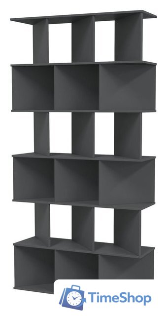 Стеллаж Интерлиния Skill-31 (антрацит/антрацит) - Изображение №1 — Интернет-магазин Time-Shop