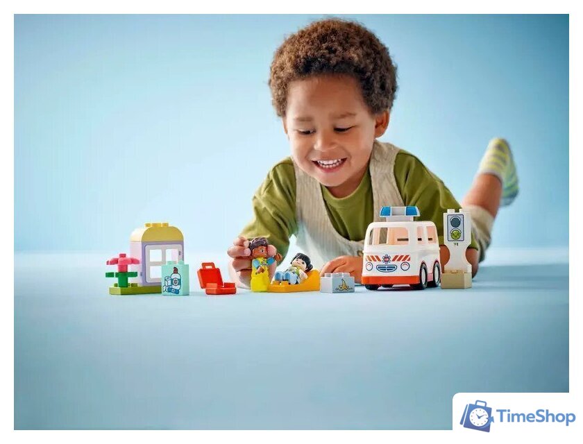 Конструктор LEGO Duplo Скорая помощь и водитель 10447 - Изображение №6 — Интернет-магазин Time-Shop