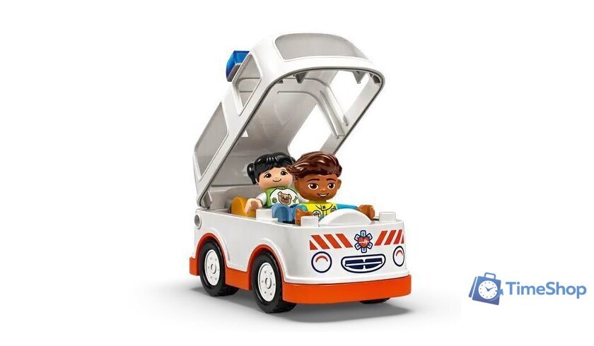 Конструктор LEGO Duplo Скорая помощь и водитель 10447 - Изображение №4 — Интернет-магазин Time-Shop