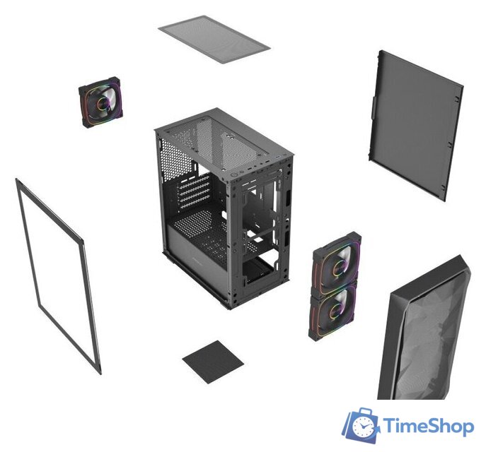 Корпус Powercase Mistral SM06 ARGB CMMSM06B-A3 - Изображение №6 — Интернет-магазин Time-Shop