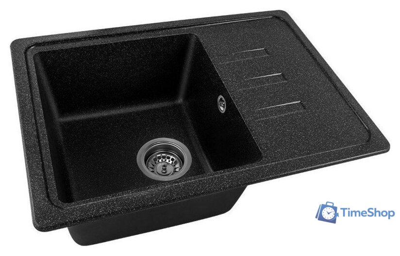 Кухонная мойка Saniteco Rosa (черный) - Изображение №7 — Интернет-магазин Time-Shop