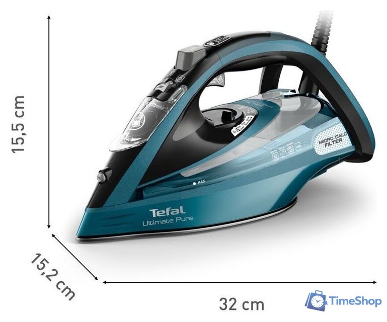 Утюг Tefal Ultimate Pure FV9851E0 - Изображение №8 — Интернет-магазин Time-Shop