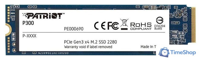 SSD Patriot P300 128GB P300P128GM28 - Изображение №1 — Интернет-магазин Time-Shop