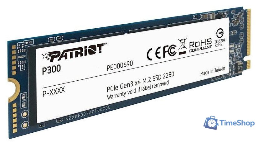 SSD Patriot P300 128GB P300P128GM28 - Изображение №4 — Интернет-магазин Time-Shop